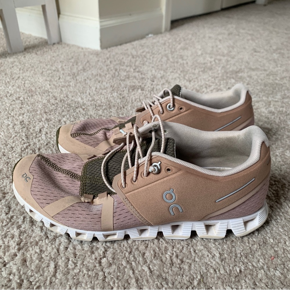 On Cloud 5 Combo Rose Brown Running Shoes